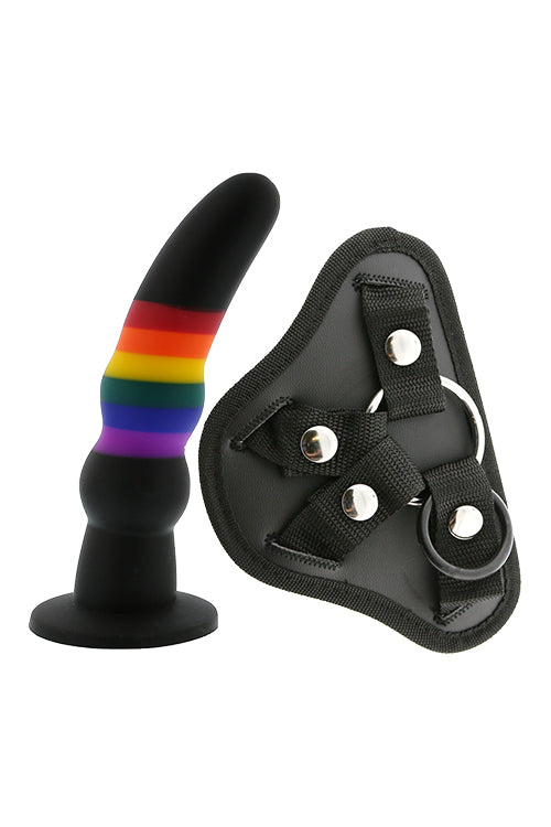 DILDO SOLIDO ESSENTIALS STRAP ON